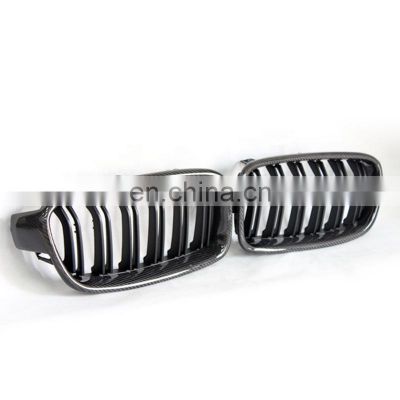 carbon fiber style M3 grill for BMW 3 series F30 F35 bumper grill ABS material high quality front kindly grill for BMW M3 2012+