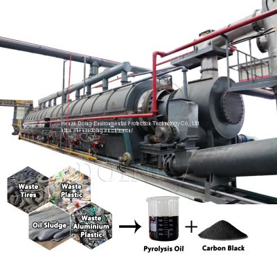 Great quality Fully Automatic Continuous Car Tyre Pyrolysis Plant Waste Tyre Pyrolysis Machine