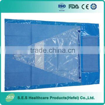 HOT SALE !! for Africa Market Disposable Sterile Under Buttock Drape with 70x80cm port