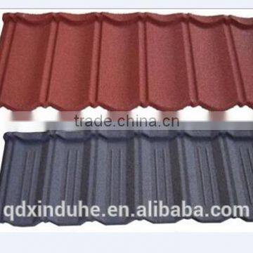 High quality color roof tile/colorful stone coated steel roofing tile /kerala house roofing tile