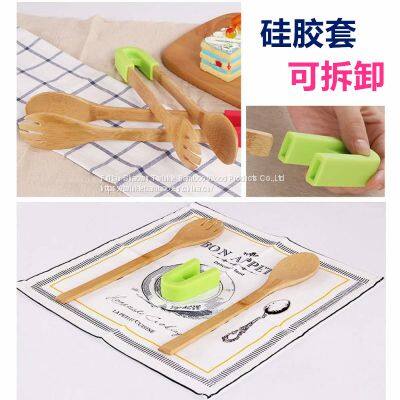 Bamboo Tong With Silicon Case /bamboo Bread Tong Wholesale /from China Manufacturer Twinkle Bamboo photo-2