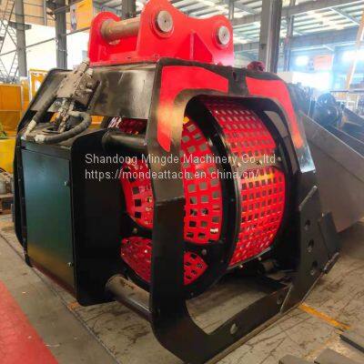 MONDE excavator rotary sieve bucket