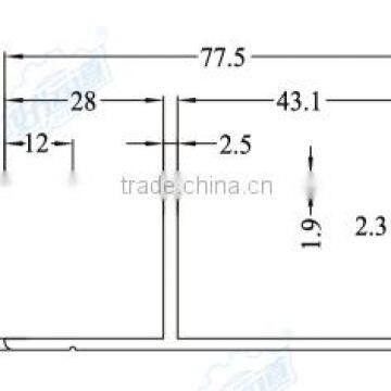 05418 Refrigerated Truck Body Flooring Aluminum Profile for Truck and Trailer photo-2