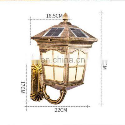 Classic Designed Cheap Price Waterproof LED Solar Wall Lights Outdoor Decorative Solar LED Wall Lights