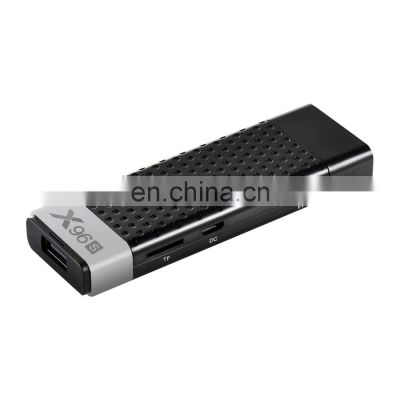 2019 New 4k Android TV Stick dongle X96S Amlogic S905Y2 Quad Core Android 8.1 Tv Box X96S 2.4G 5.8G Wifi SET TOP BOX