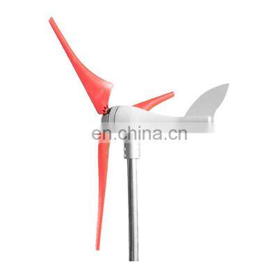 Hot Sale 100W 12V 24V Horizontal Axis Wind Turbine Alternative Energy System Wind Power Generator