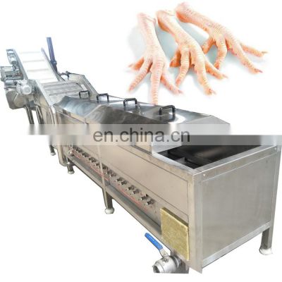 Hot sale Chicken feet blanching machine potato chips fruit blanching machine