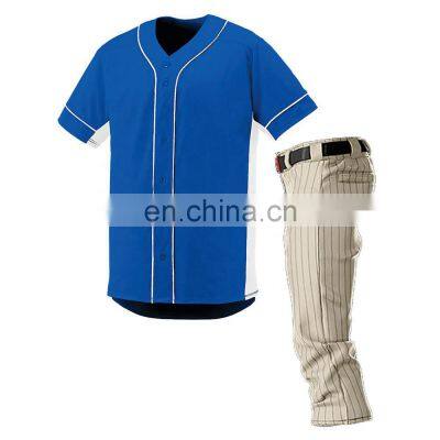 Camouflage pattern sublimation baseball jersey uniforms sets