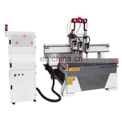 Professional factory price three spindles furniture wood working atc cnc router price