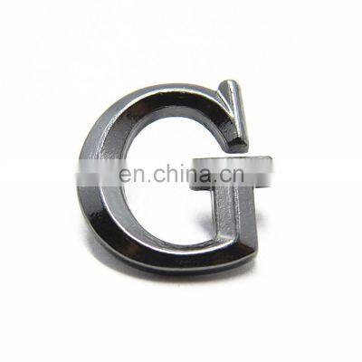 Factory Manufacture Nickel-free Bag Accessories Metal G Letter G Rivet G Logo For Leather Bags