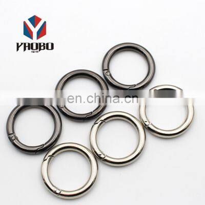 Wholesale Custom High Quality Gold Silver Handbag O Ring Bag Accessory Metal Bag O Ring photo-3