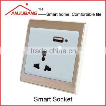 ANJUBANG smart home system remote control wall socket, zigbee smart socket