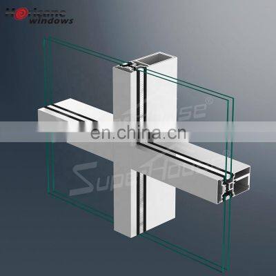 Glass aluminum curtain wall