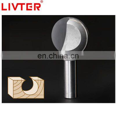 YUESHEN Round Bottom Linear Cutter Durable Noise Reduction 1/4 Woodworking Cutter Milling Cutter photo-2