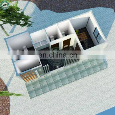 Prefab Container Modular Public Restroom Toilet Room Public Lavatory for Female Male Disabled Use in China photo-4