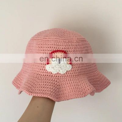 Hot Sale Mushroom Bucket Hat Crochet Rainbow bucket hat Vietnam Supplier Cheap Wholesale