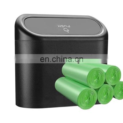 2021 Car Trash Can For Tesla Model 3/Y/S/X Portable Car Garbage Box With 1 Roll Of Garbage Bags Collect