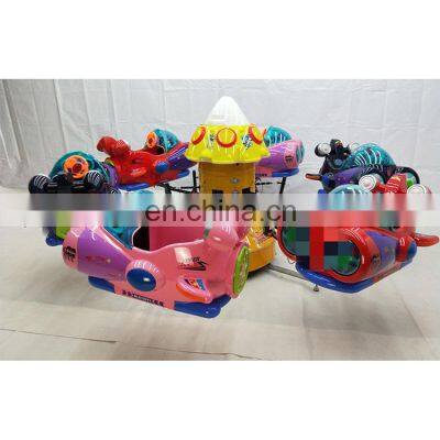 Amusement park kids electric merry go round carousel playground equipment