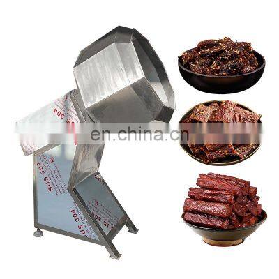 Drum Type Seasoning Machine Caramel Popcorn Peanut Hot Air Blow Nuts Roasting And Flavoring Machine