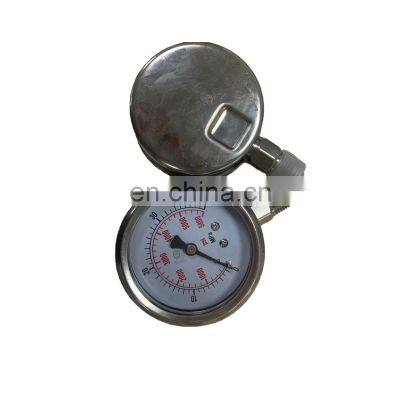Stainless Steel Pressure Gauge Radial Thread Hydraulic Oil Pressure Gauge Vacuum Gauge photo-4