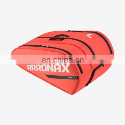 Customized Large Capacity Single Shoulder Sports Bag Waterproof Portable Badminton Beach Tennis Paddle Racket Racquet Sport