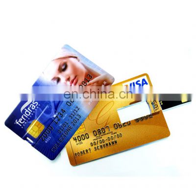 wholesale 2GB 4GB credit card usb flash drive 8GB 16GB plastic card shape memory USB  with HD logo printing