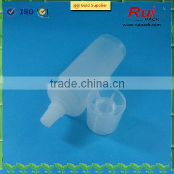 cosmetic PE plastic matt tube with screw cap