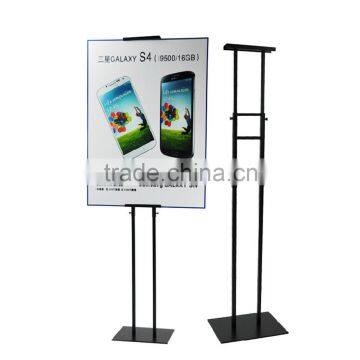 Metal Poster Display Stand Double Side Metal Floor Standing Poster Display