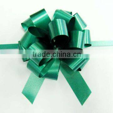 Double Gold-lines Poly Ribbon Pull Bow for Decorative Birthday Flower or Gift Packaging photo-3