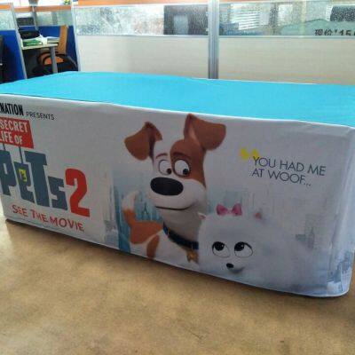 6ft Fitted Tradeshow Full Color Dye Sublimation Table Cover photo-5
