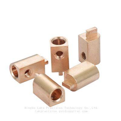 Copper nozzle Copper bushing Composite CNC lathe machining Stainless steel parts fastener processing