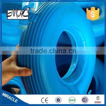 Qingdao high quality solid pu tyre for wheel barrow 16x4.00-8