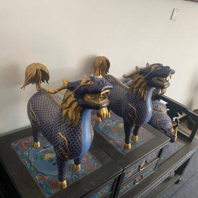 Chinese Porcelain Cloisonn é Handicrafts, Handmade Ornaments, Vases, Mythical Beasts, Furniture Decoration photo-2