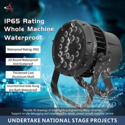 L24 IP High Quality 24pcs 250W 4in1 Waterproof Par LED Lighting Flat Music Bar Lights For Stage Decor And Discos photo-2