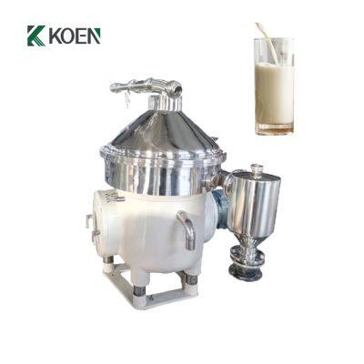 Dairy Processing Milk Fat Separator / Cream Separator Prices / Goat Milk Disc Centrifuge photo-2