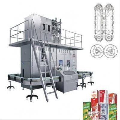 High Efficient Aseptic Carton Cardboard Bricks Juice Filling Machine Production Line