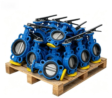 JIS F7480 Wafer Butterfly Valve With Handle, for Marine, Water Treatment & HVAC