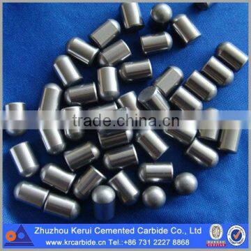 Spherical button, ballistic button carbide button insert for threaded button bits