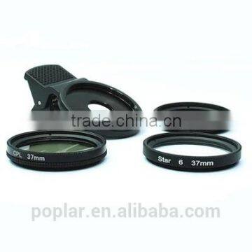 Poplar 3 in 1 ND Starlight 37mm Scope CPL for Smartphone and SLR