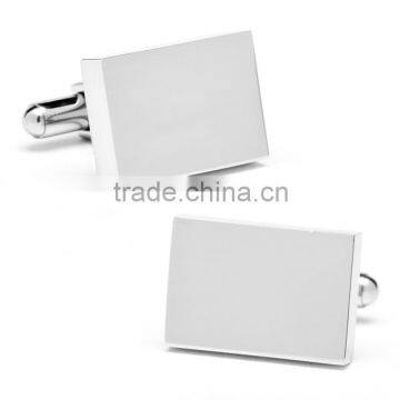 Custom Engraved Name Cufflinks For Sale Stainless Steel Rectangle Cufflinks