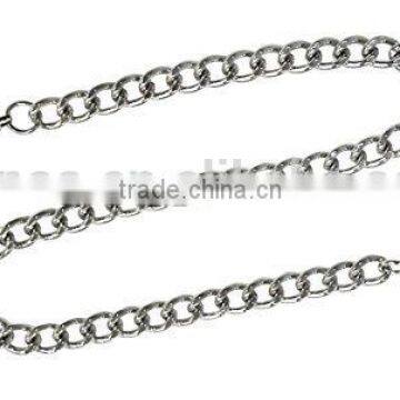 Lastest Pocket Watch Chain FOB Curb Link Design SilverTone 14 inches