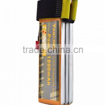 RC Lipo Battery Packs 1800mah 11.1V 25C