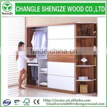 Cheap Wooden Wardrobe Cabinet Factory DIrect Sale photo-2
