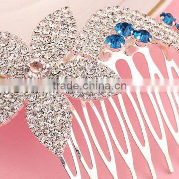Fancy Bridal Head Piece Rhinestone Hair Comb High-end Hair Accessories photo-4