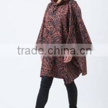 All Over Printing Ladies Fashion Rain Ponchos