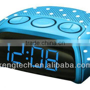 Middle Size Zebra Pattern Digital PLL Radio Alarm Clock AM FM Radio photo-5