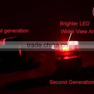 20LM 360 Degree Visual Angle Silicone LED Second Generation Bike Diamond Light photo-4