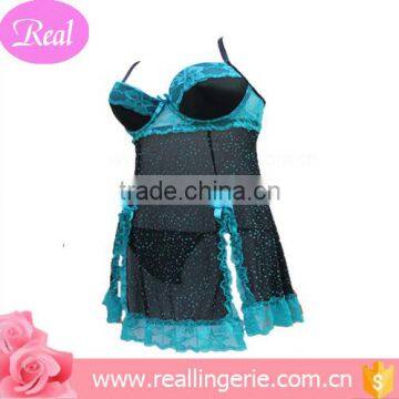 The Fashion Blue/pink Black Lingerie / Babydoll/thin G-string photo-2