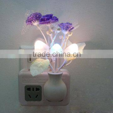 Flower Night light lamp,LED color light ,wall lamp,electricity saving lamp