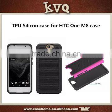 New Arrival TPU Silicon Cover Case for HTC One M8